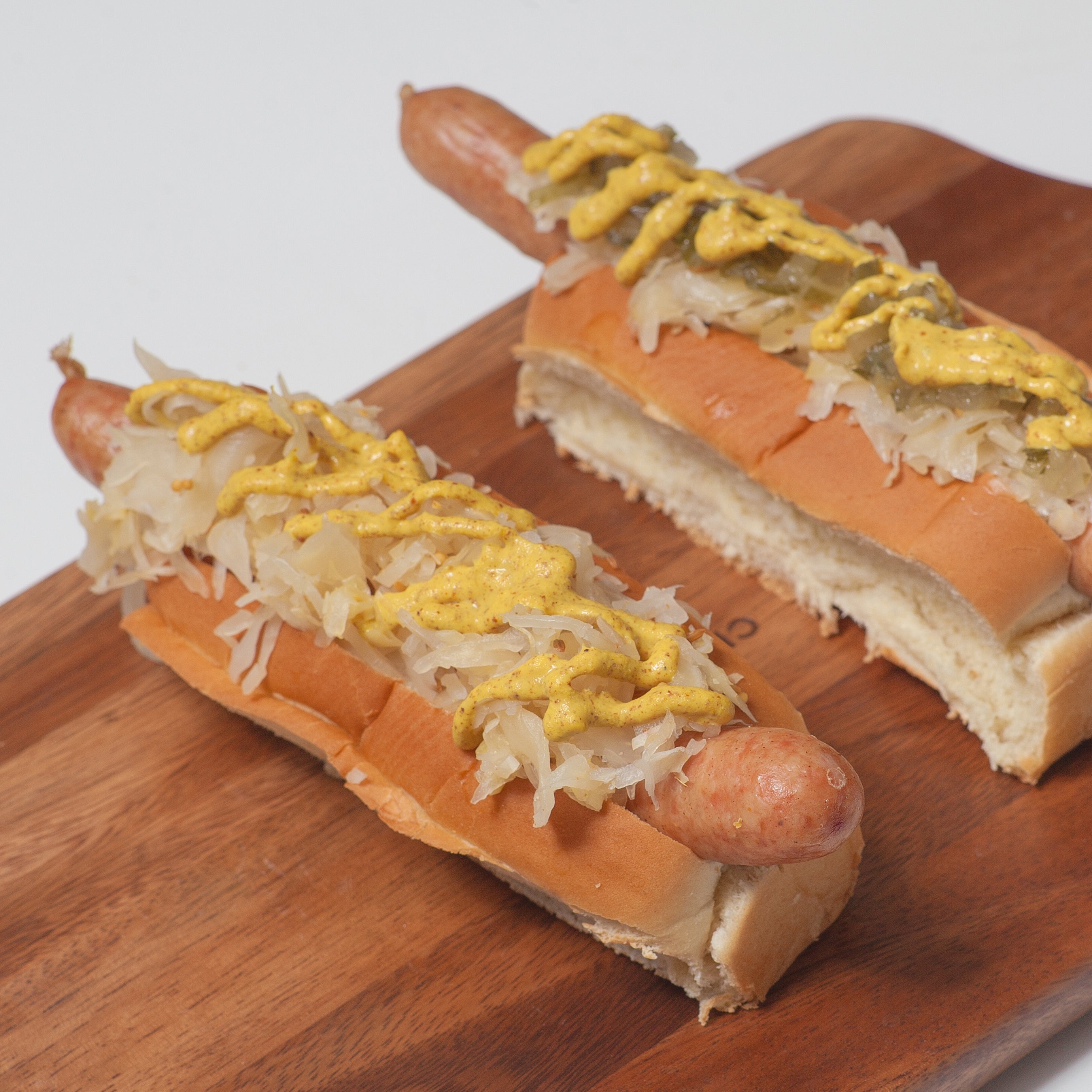 Schweinefleisch & Rindfleisch Hot Dogs